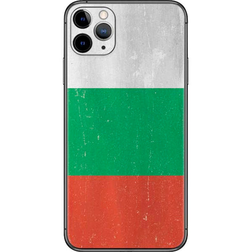 Bulgarian Flag Distressed iPhone 11 Pro Max Skin
